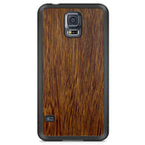 Custodia per cellulare Samsung S5 in legno Sucupira