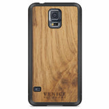 Custodia in legno per telefono Samsung S5 con scritte Venezia