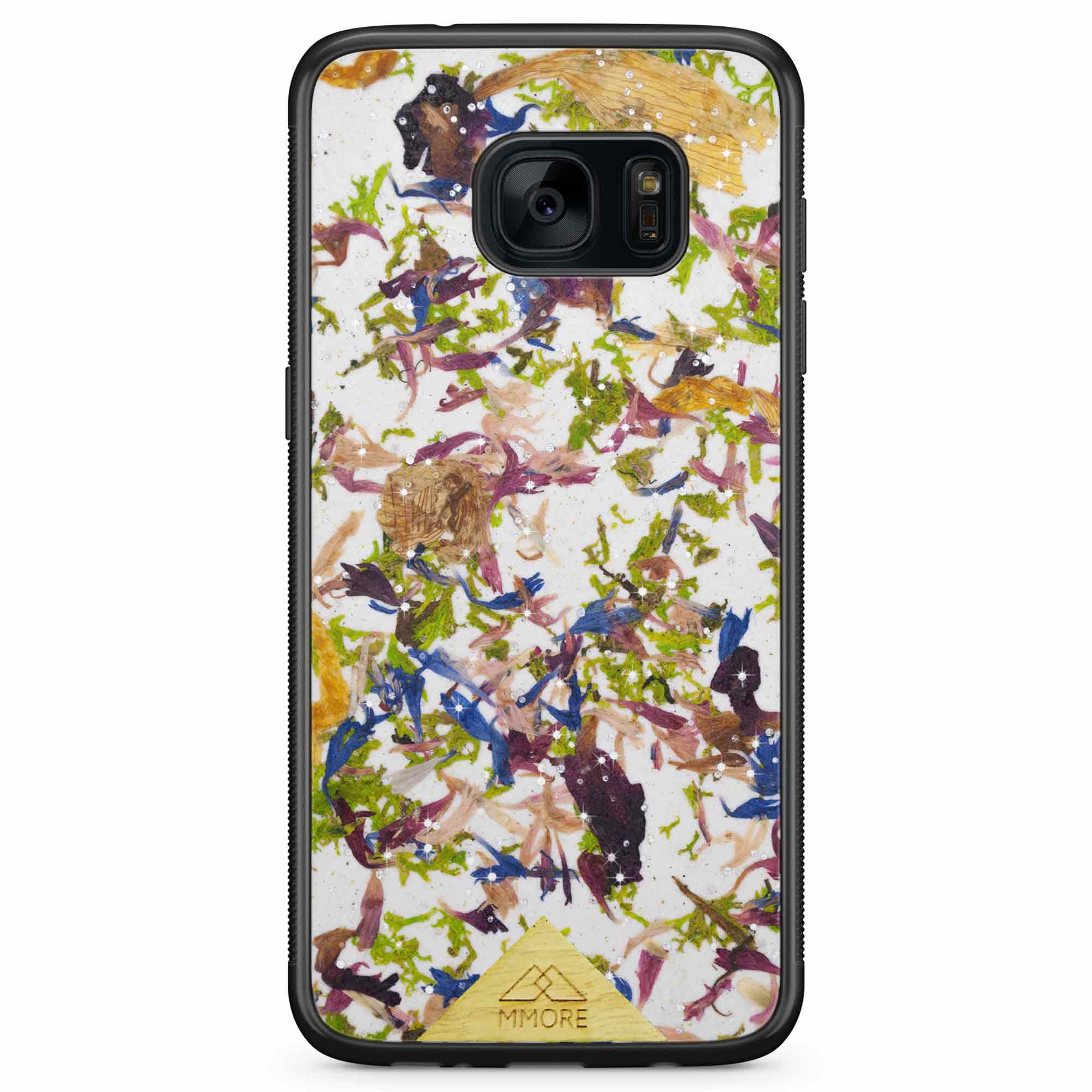 Samsung S7 Black Phone Case Crystal Meadow
