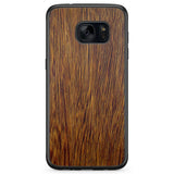 Custodia per cellulare Samsung S7 in legno Sucupira