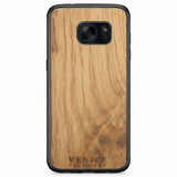 Coque de téléphone en bois pour Samsung S7 avec lettrage de Venise