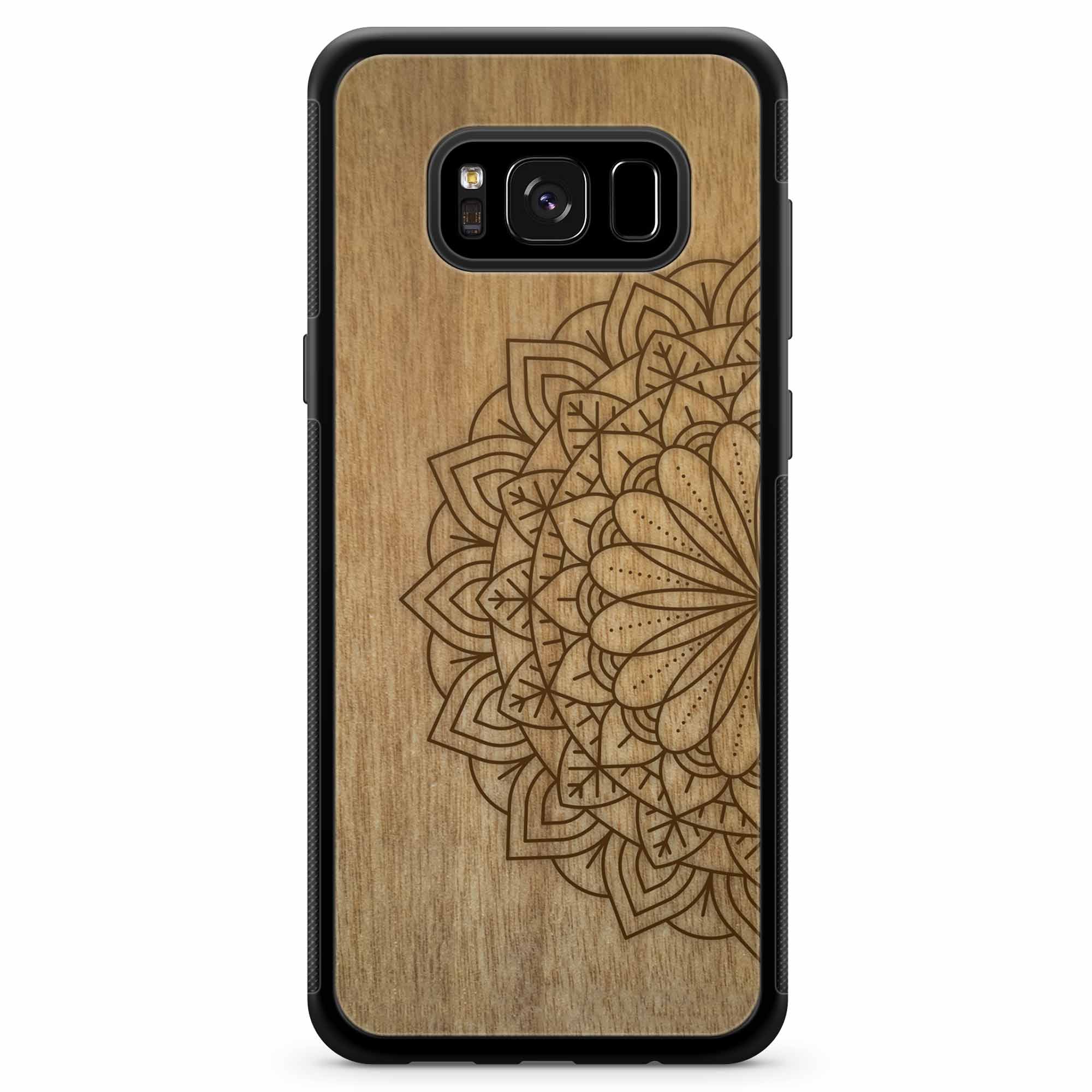 Engraved Mandala Samsung S8 Phone Case