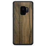 Caja del teléfono Samsung S9 de madera de ziricote
