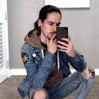 iPhone 6 Plus Coffee Case held by a man 