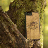Anceint oak wood phone case from Venice