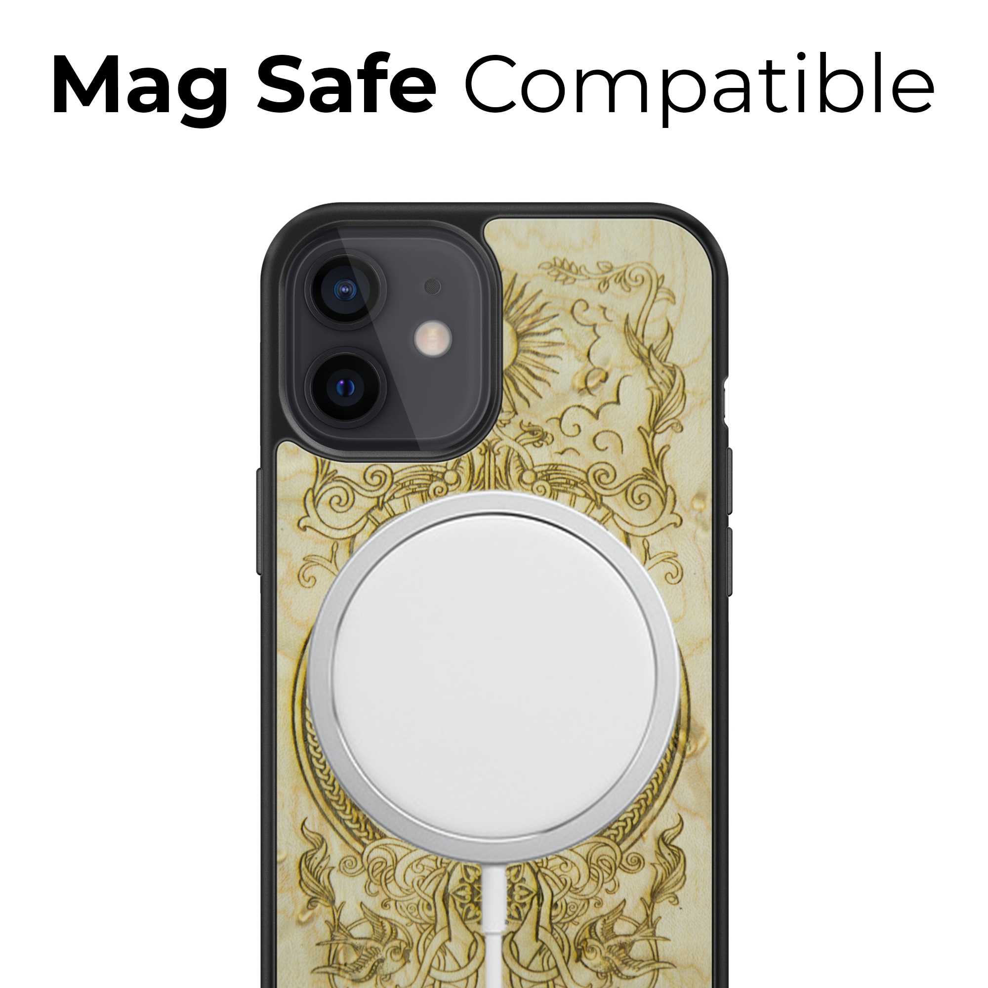 Funda Mag Safe para iPhone 12 Mini Árbol de la Vida