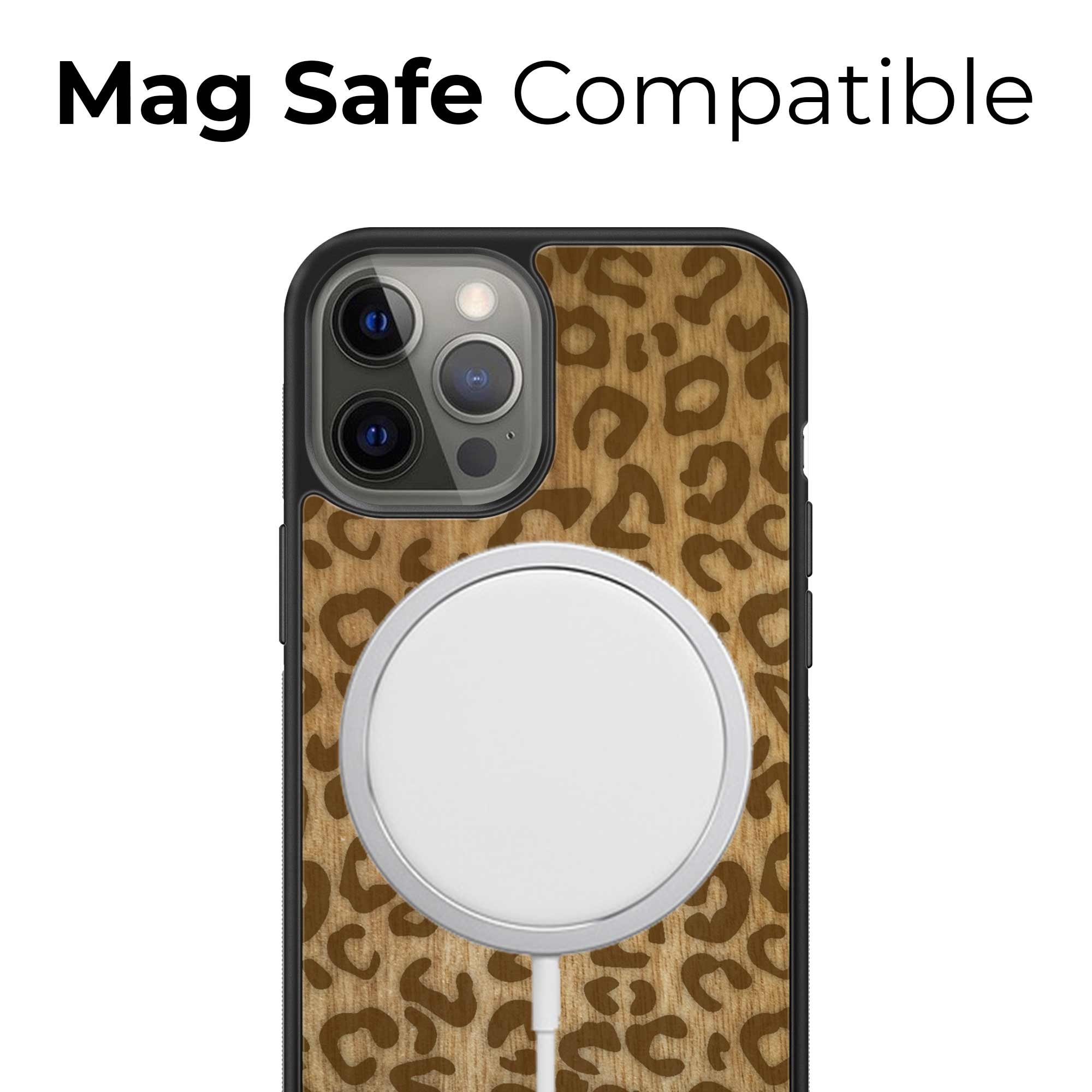 Estuche Mag Safe con estampado de guepardo