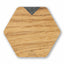 Single PERSONALIZED Wooden Coasters - Oak