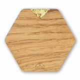 Single Wooden Coasters - Oak