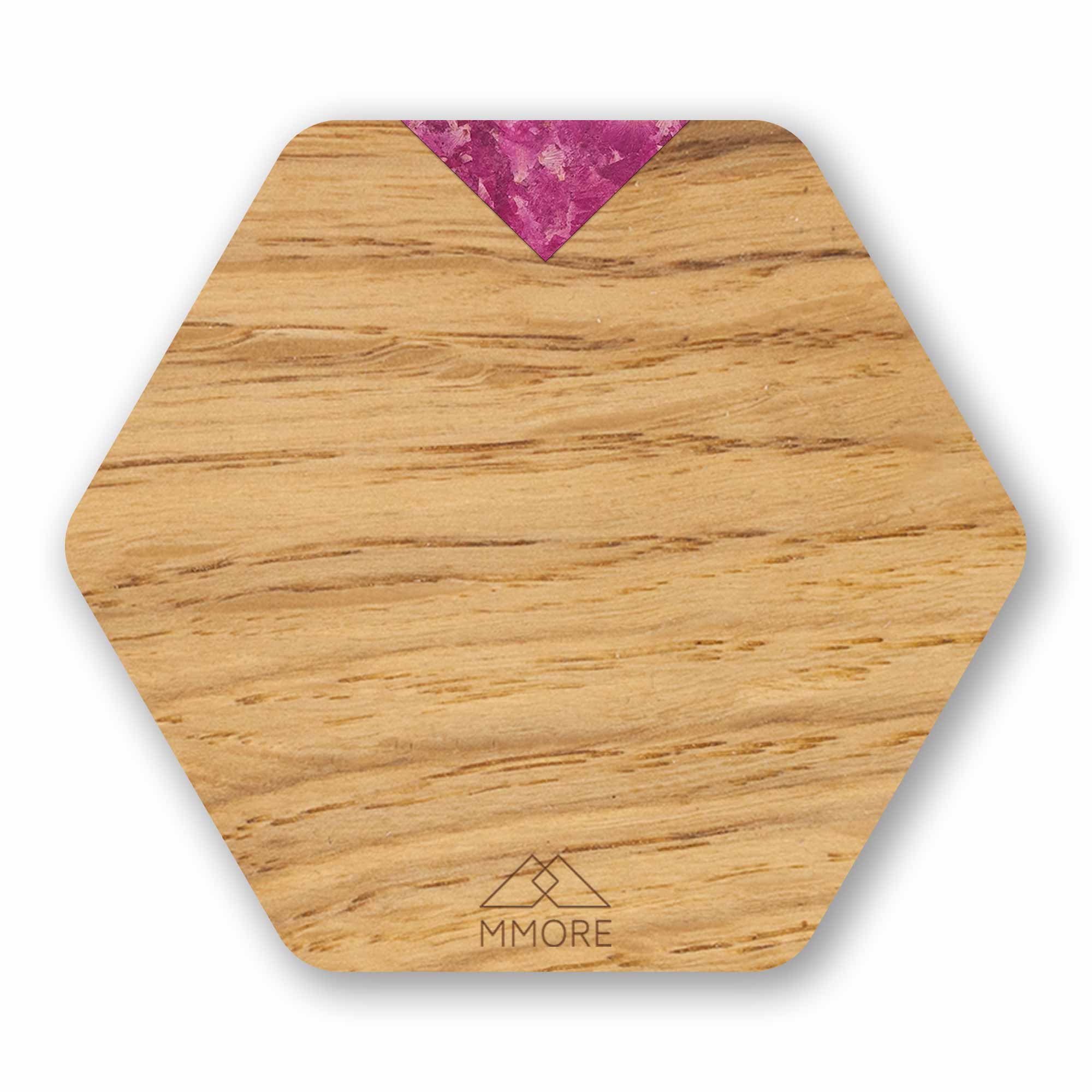 Single Wooden Coasters - Oak