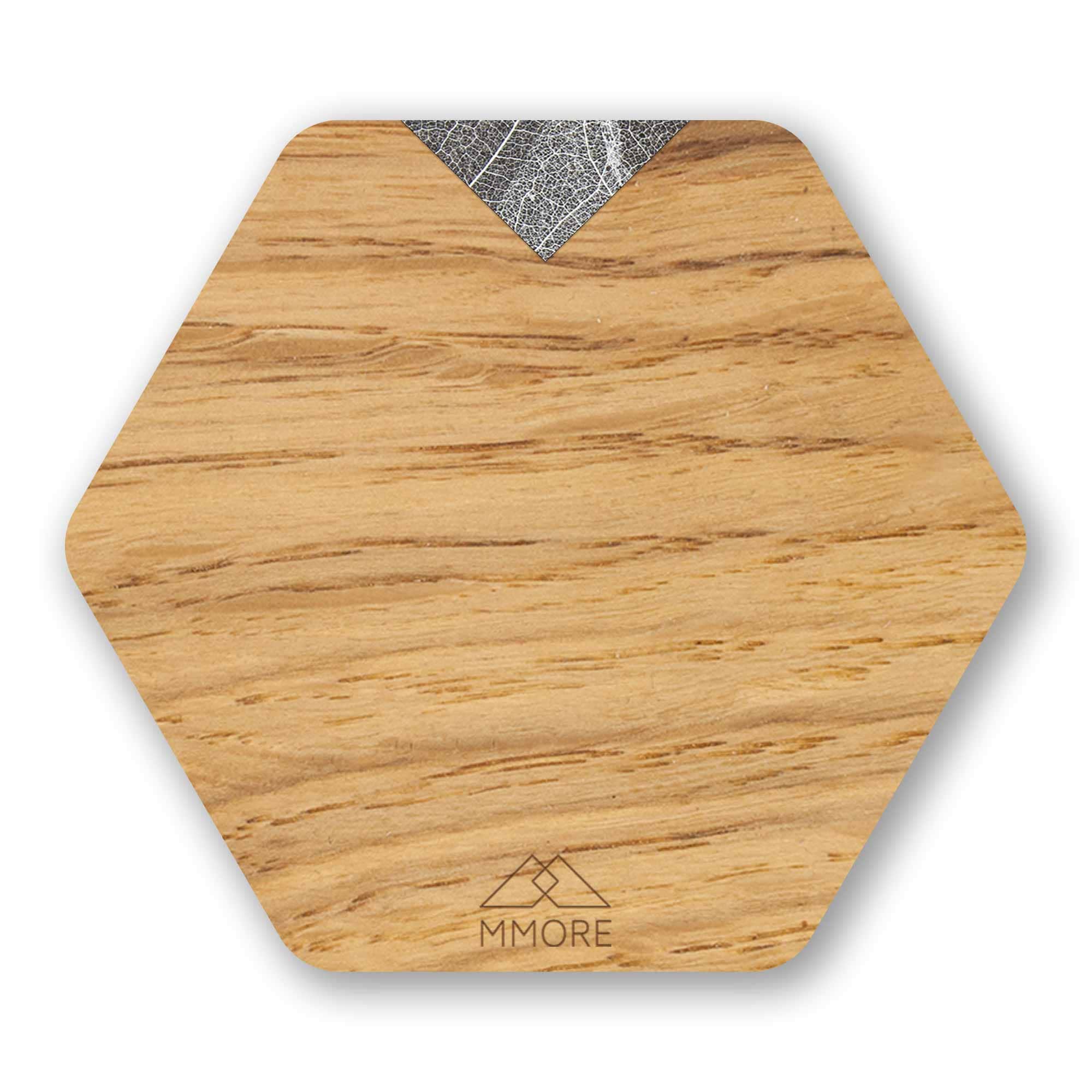 Single Wooden Coasters - Oak