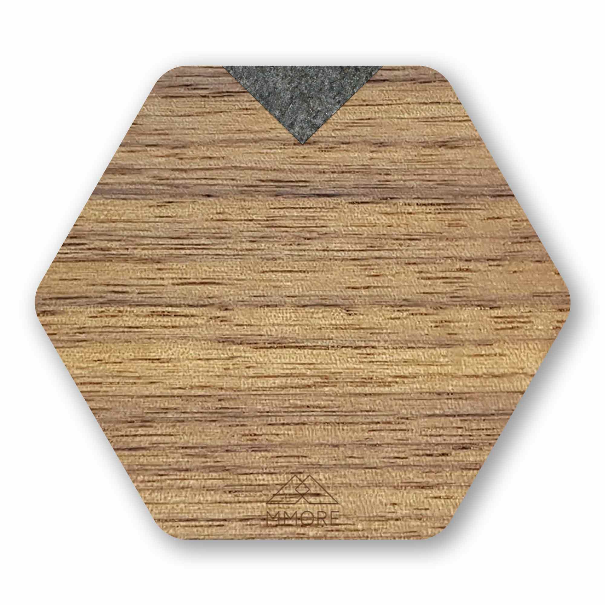 Single PERSONALIZED Wooden Coasters - American Walnut Main image