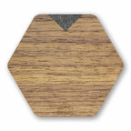 Single PERSONALIZED Wooden Coasters - American Walnut