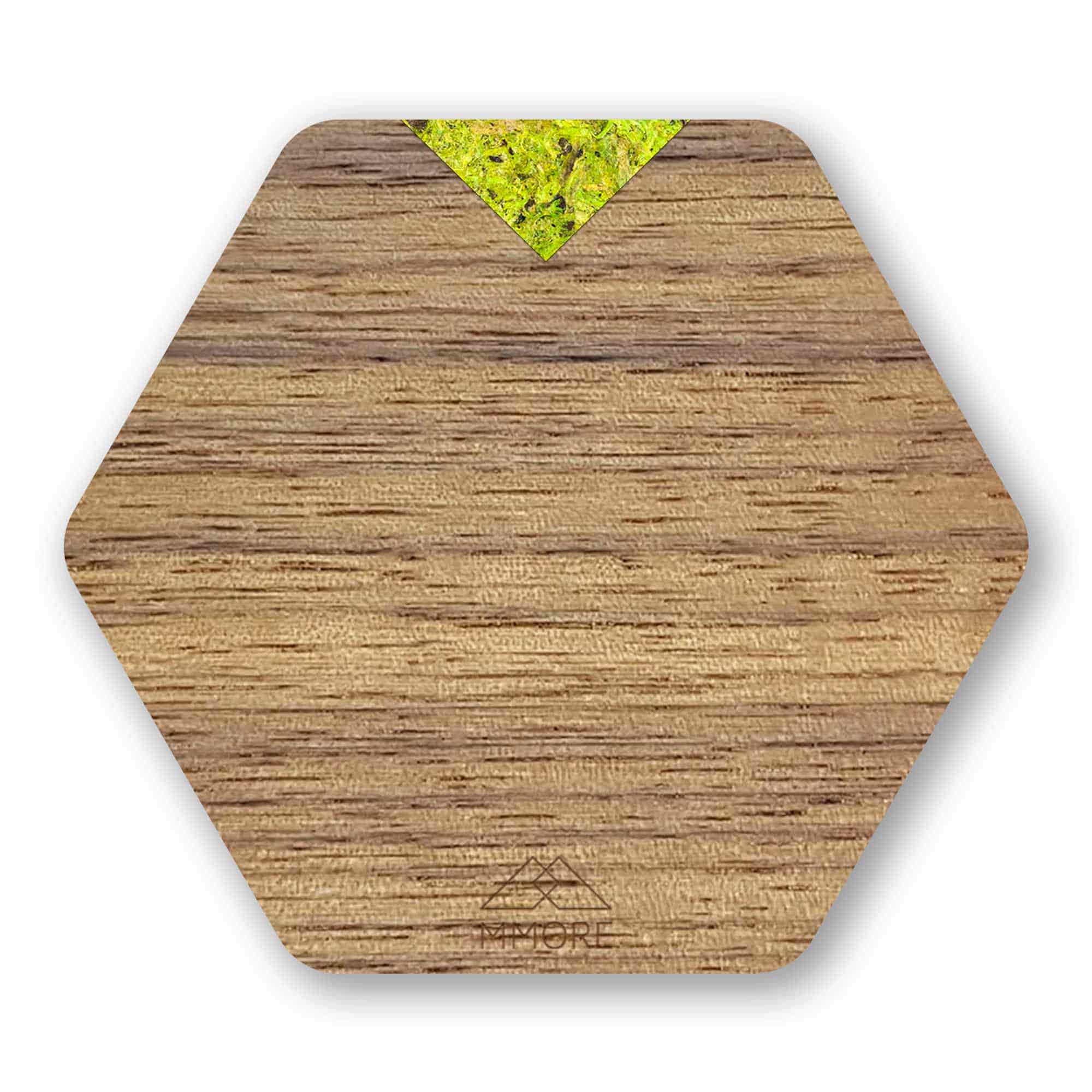 Single PERSONALIZED Wooden Coasters - American Walnut