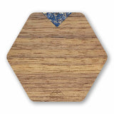 Single PERSONALIZED Wooden Coasters - American Walnut