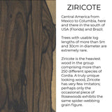 Wood Description Rare Ziricote