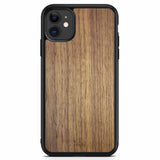 capa de telefone de madeira de nogueira americana para iPhone 11