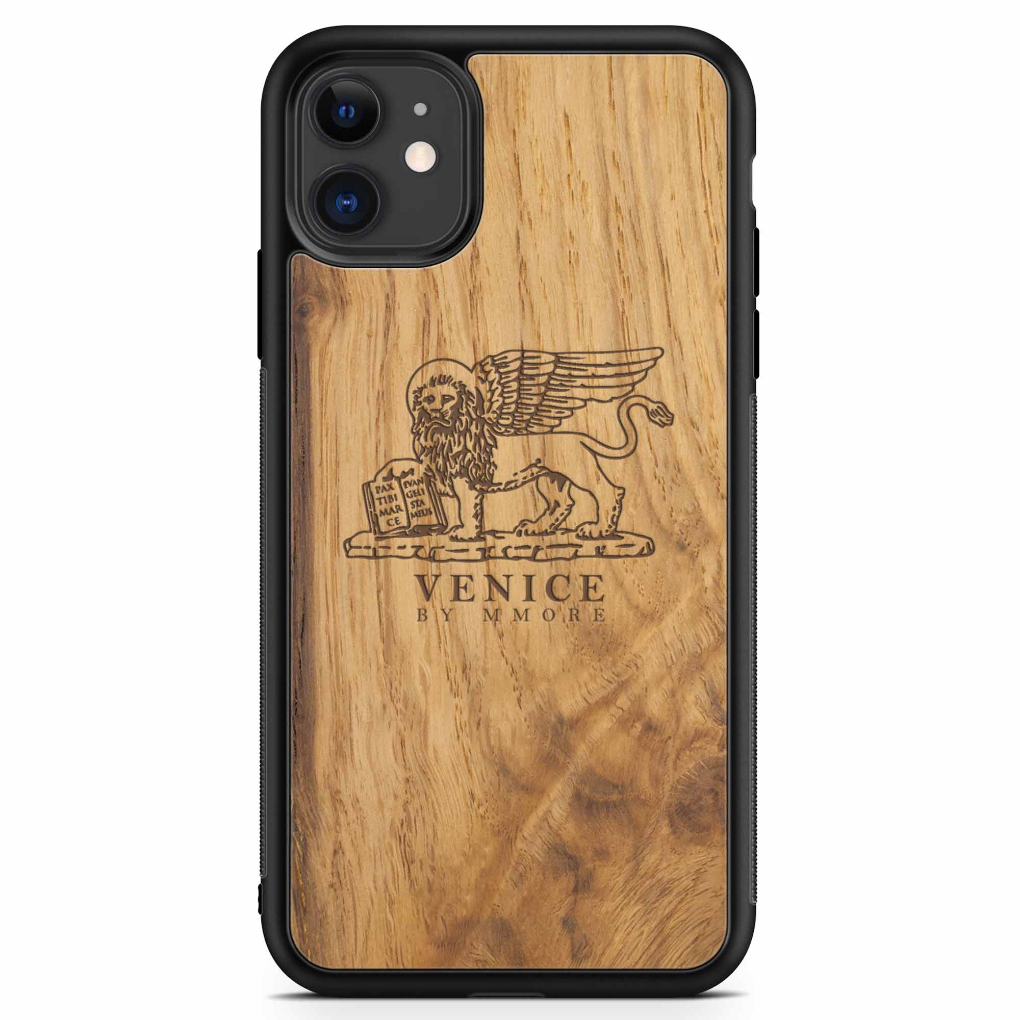 iPhone 11 Venice Lion Ancient Wood Phone Case