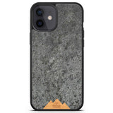 iPhone 12 Mini black frame phone case  Mountain Stone