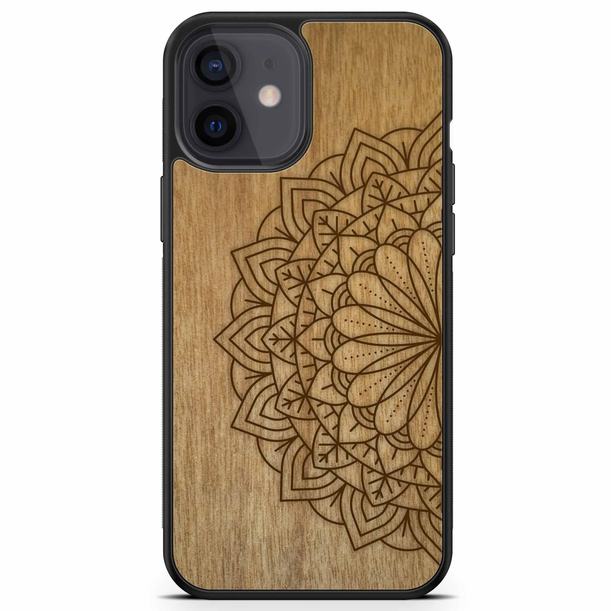 iPhone 12 Mini Engraved Mandala Phone Case