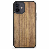 Étui de téléphone en bois de noyer américain pour iPhone 12 Mini