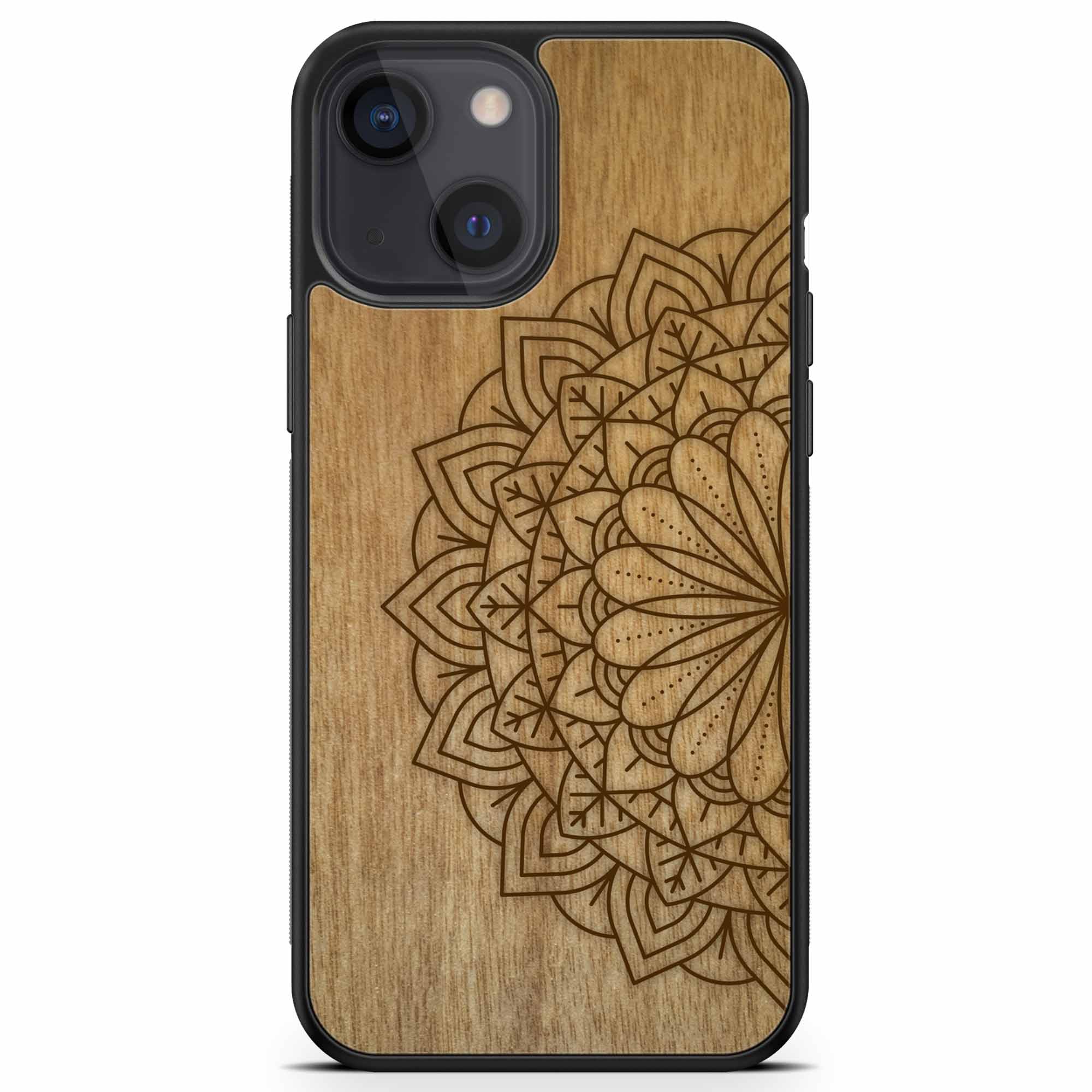 iPhone 13 Mini Engraved Mandala Phone Case