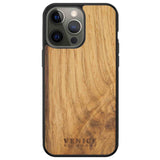 Carcasa de madera con letras venecianas para iPhone 13 Pro Max