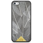iPhone 5 Black Frame Skeleton Leaves Phone Case