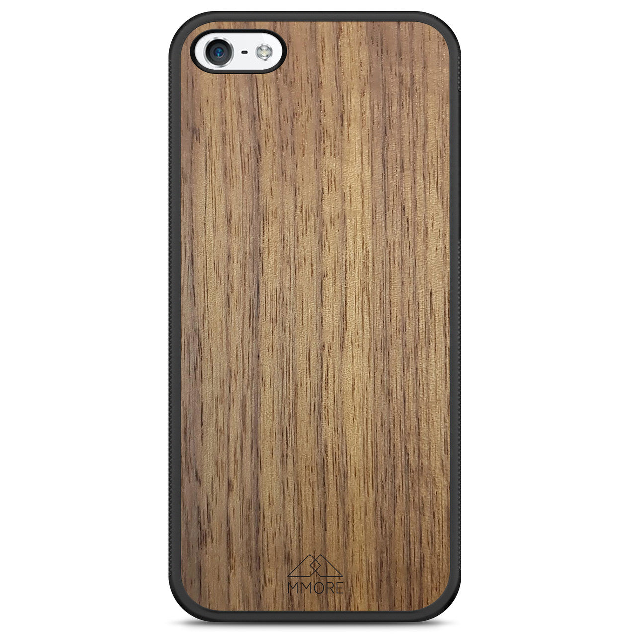 capa de telefone de madeira de nogueira americana para iPhone 5
