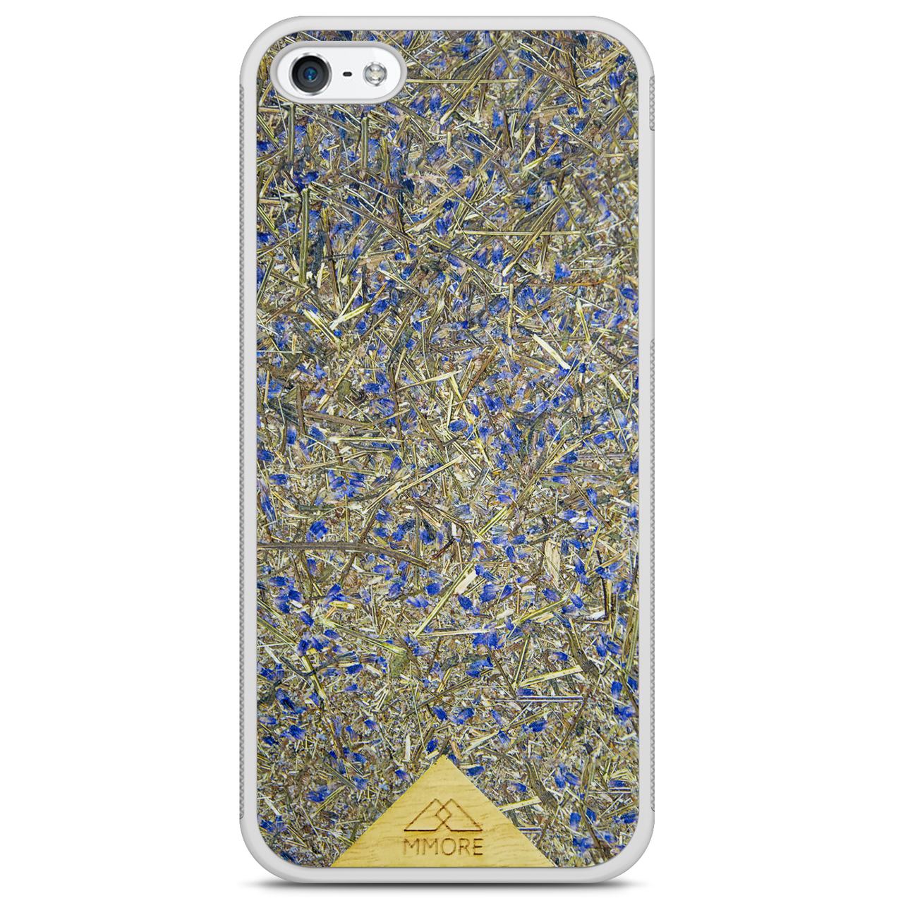 Чехол для телефона с белой рамкой и бледно-лиловым цветом для iPhone 5