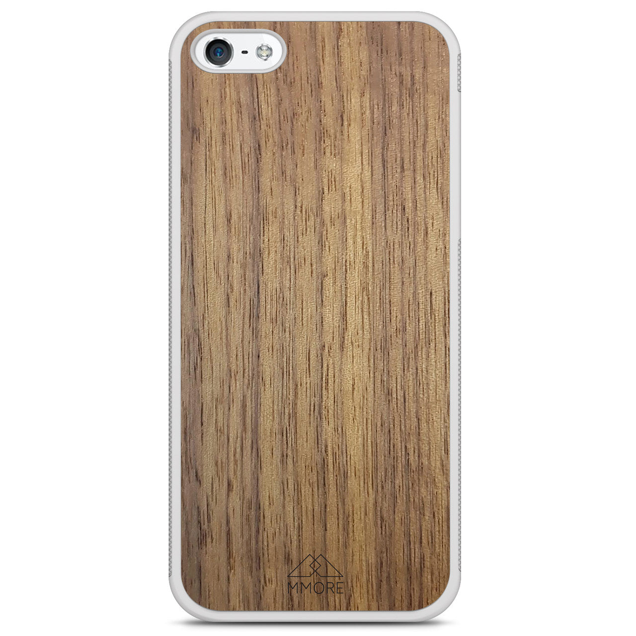 Étui de téléphone en bois de noyer américain pour iPhone 5