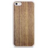 Funda para teléfono de madera de nogal americano para iPhone 5
