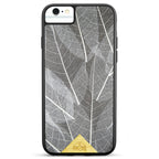 iPhone 6 Black Frame Skeleton Leaves Phone Case