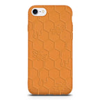 Honey Bee -  Biodegradable phone case - Yellow, Orange and Black