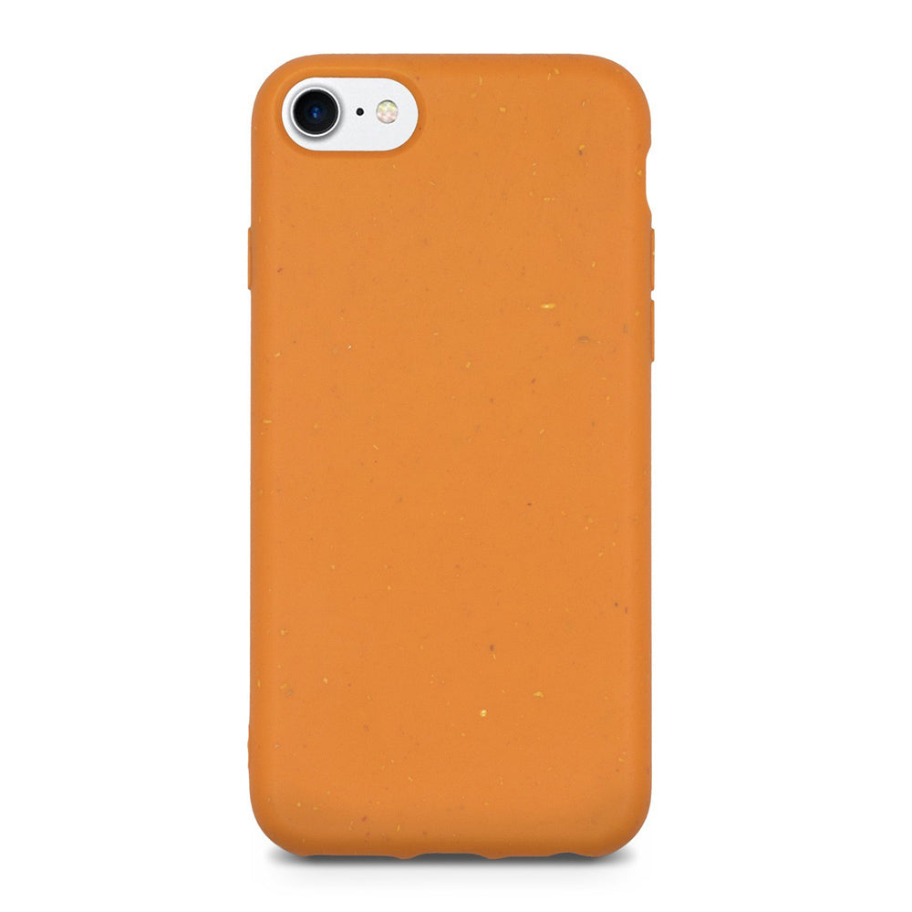 Funda para teléfono naranja biodegradable para iPhone 7