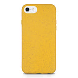iphone 7 carcasa amarilla biodegradable para teléfono