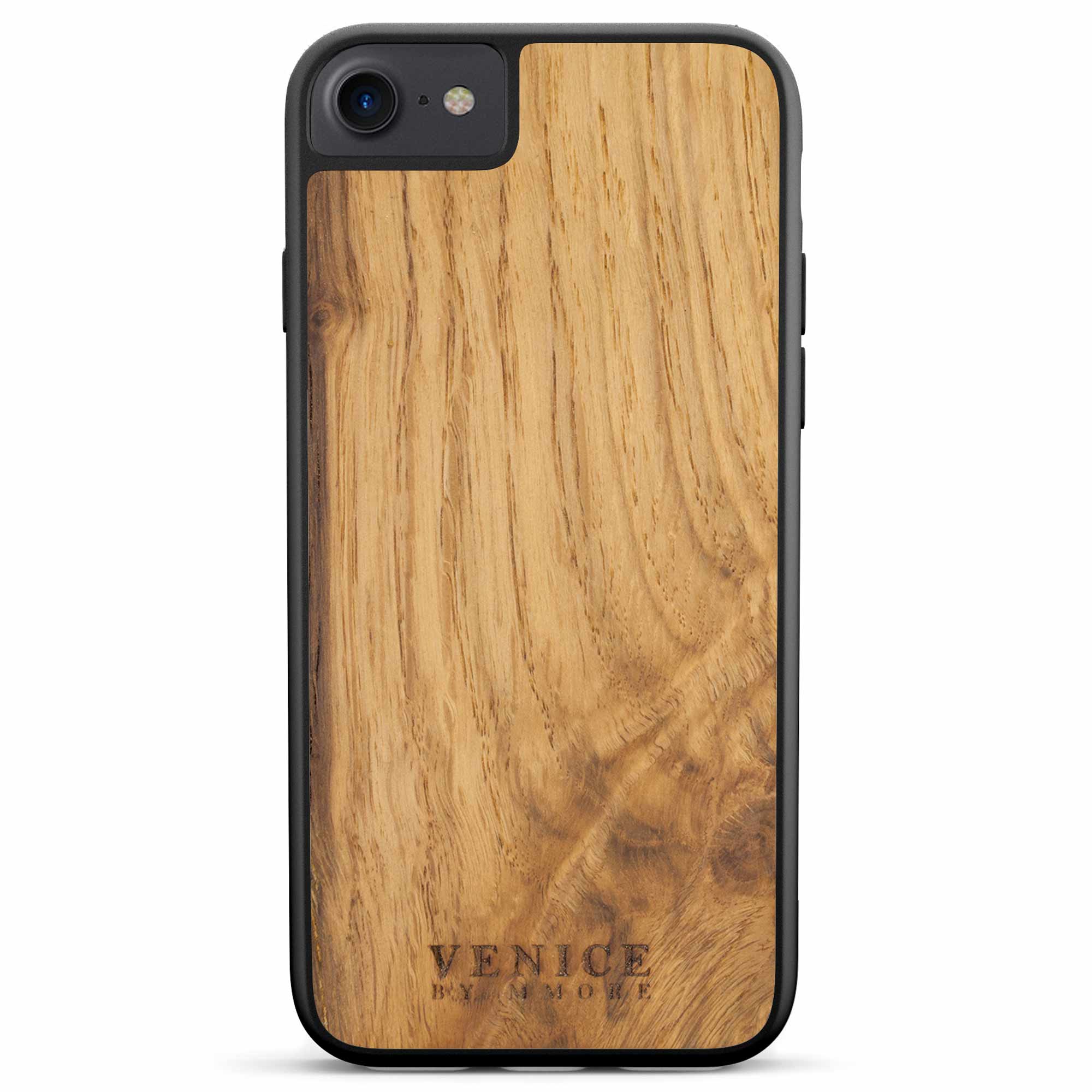 iPhone SE 2 Venice Lettering Wood Phone Case