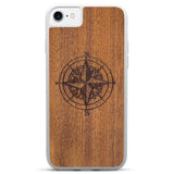 iPhone 7 Compass White Phone Case