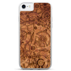 iPhone 7 Mechanism Wood White Phone Case