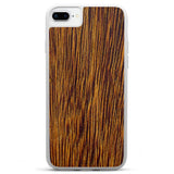 iPhone 7 Plus Sucupira Holz weiße Handyhülle