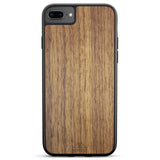 Funda para teléfono de madera de nogal americano para iPhone 7 Plus