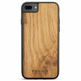 Carcasa de madera con letras de Venecia para iPhone 8 Plus