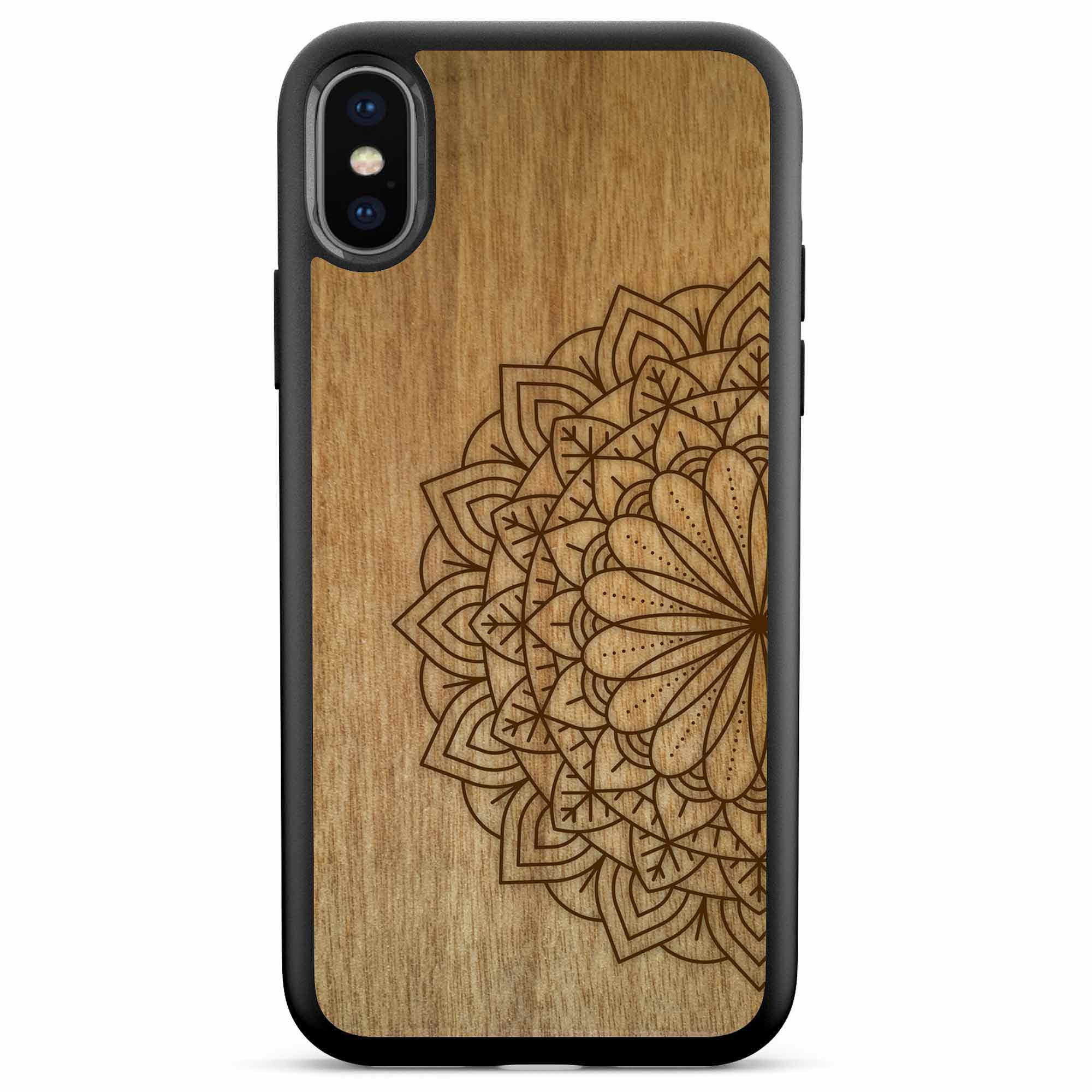 iPhone X XS Engraved Mandala Phone Case
