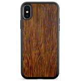 iPhone X XS Sucupira Wood Phone Case