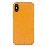 Funda para teléfono naranja biodegradable para iPhone XS