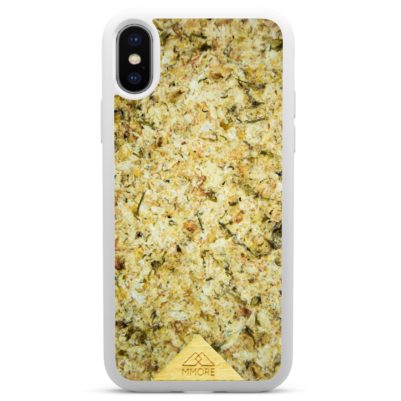 iPhone X White Frame Jasmine phone case