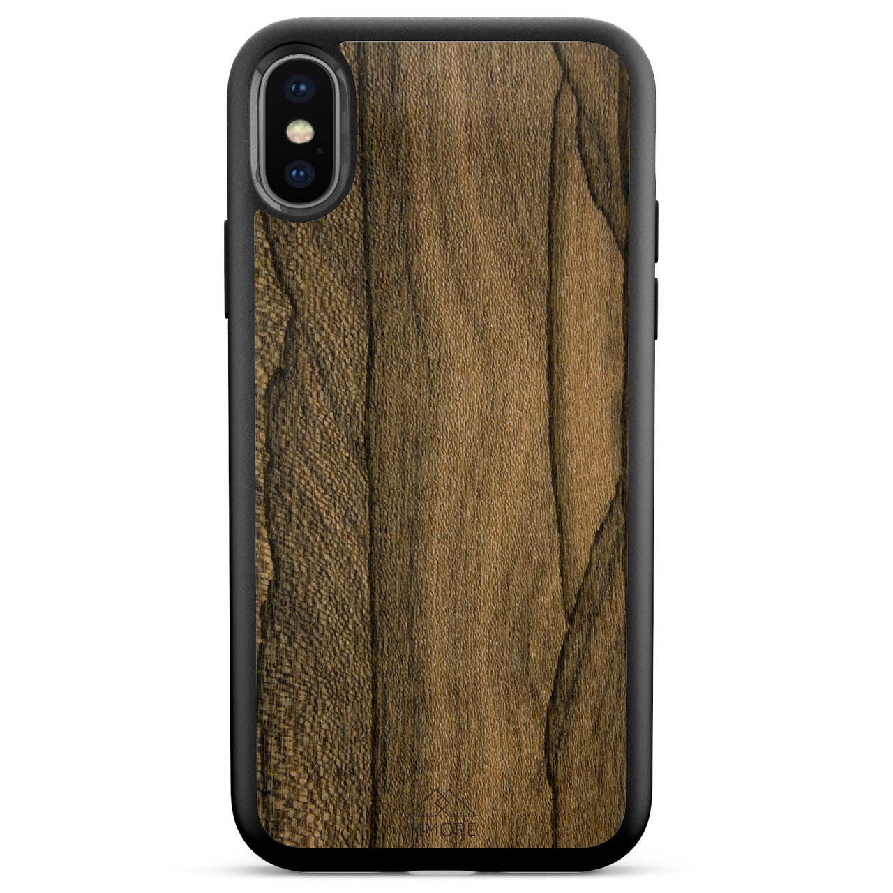 Coque de portable en bois Ziricote pour iPhone X