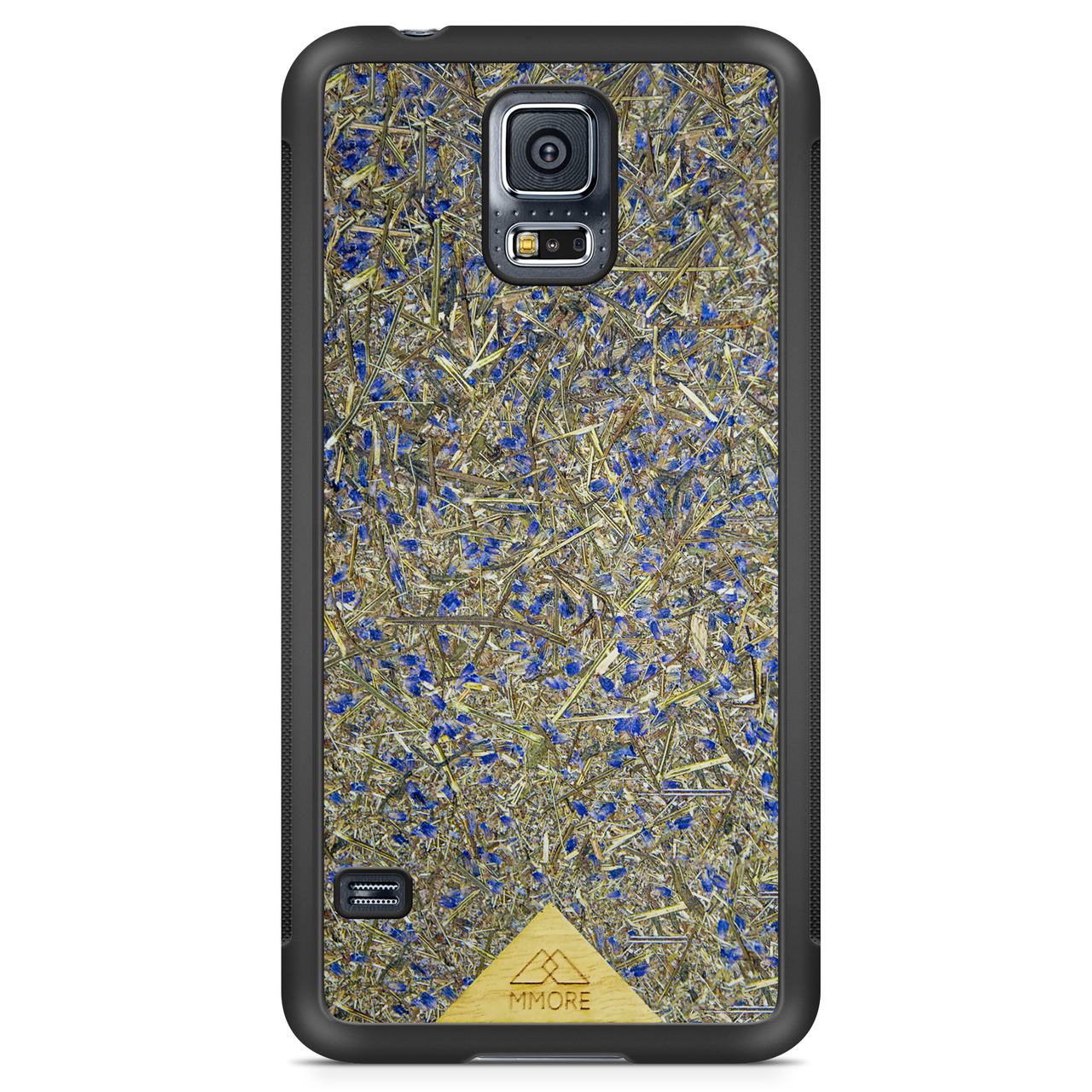 Capa de telefone lilás para Samsung Galaxy S5 com moldura preta