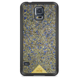 Capa de telefone lilás para Samsung Galaxy S5 com moldura preta