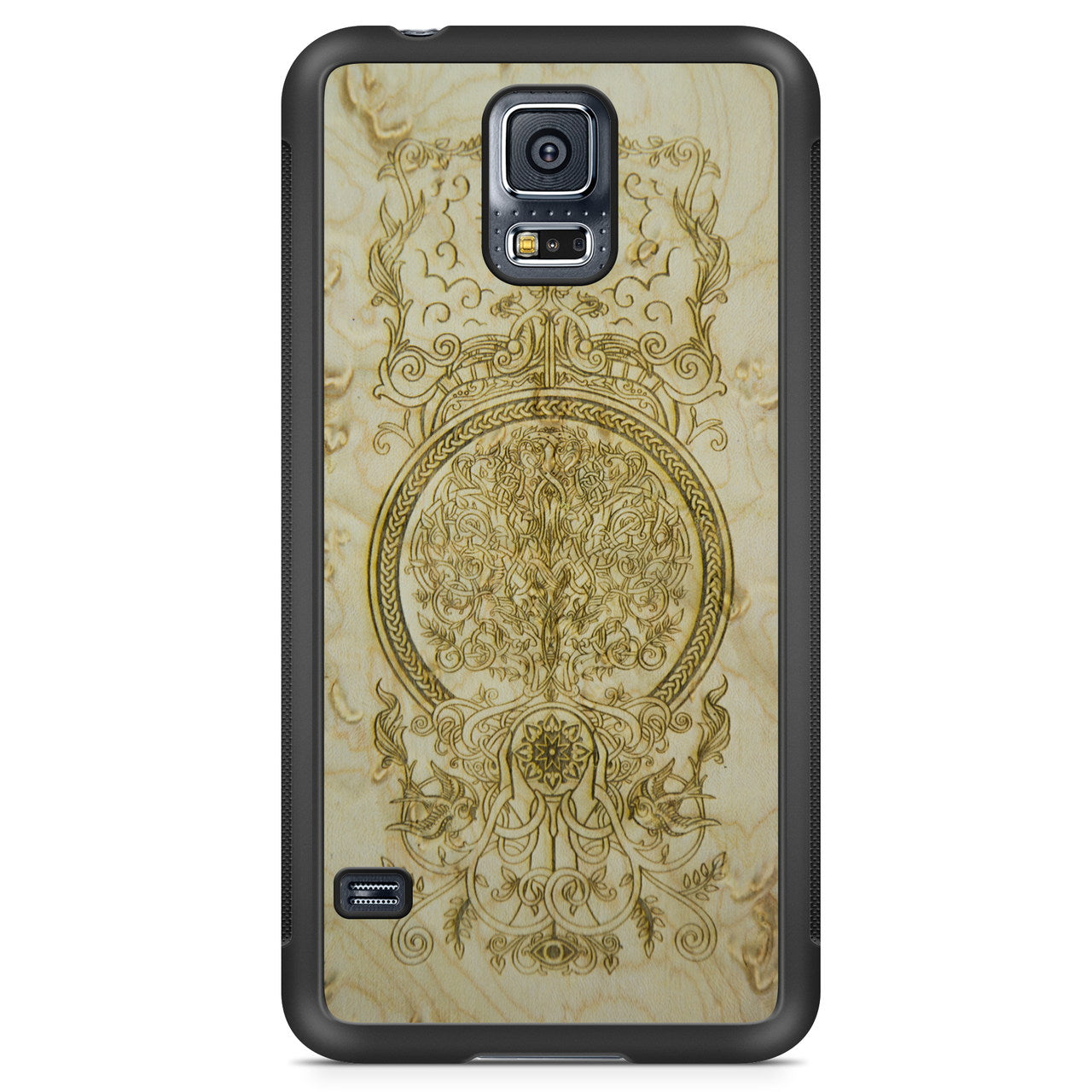 Tree of Life Samsung S5 Wooden Phone Case